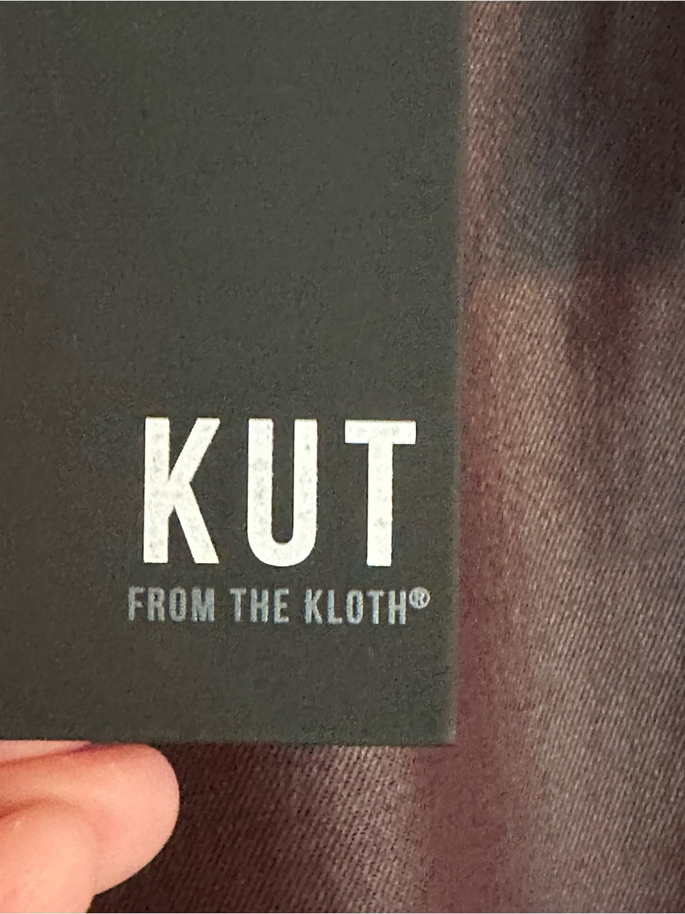 NWT Kut from the Kloth Faux Leather Skinny Pants - Burgundy - Picture 4 of 7